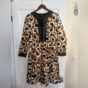 Leather Print Gucci Dress